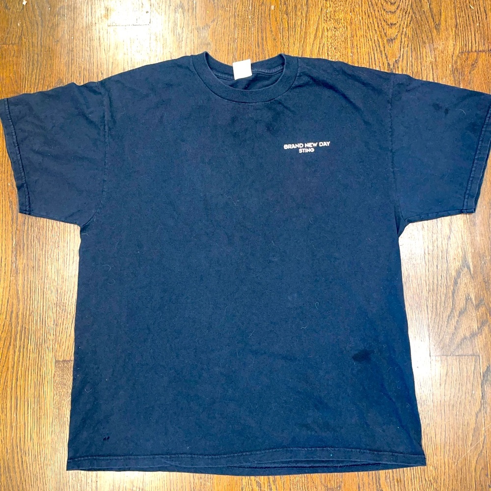 Vintage The Police *Sting* Crew Concert T Shirt XL